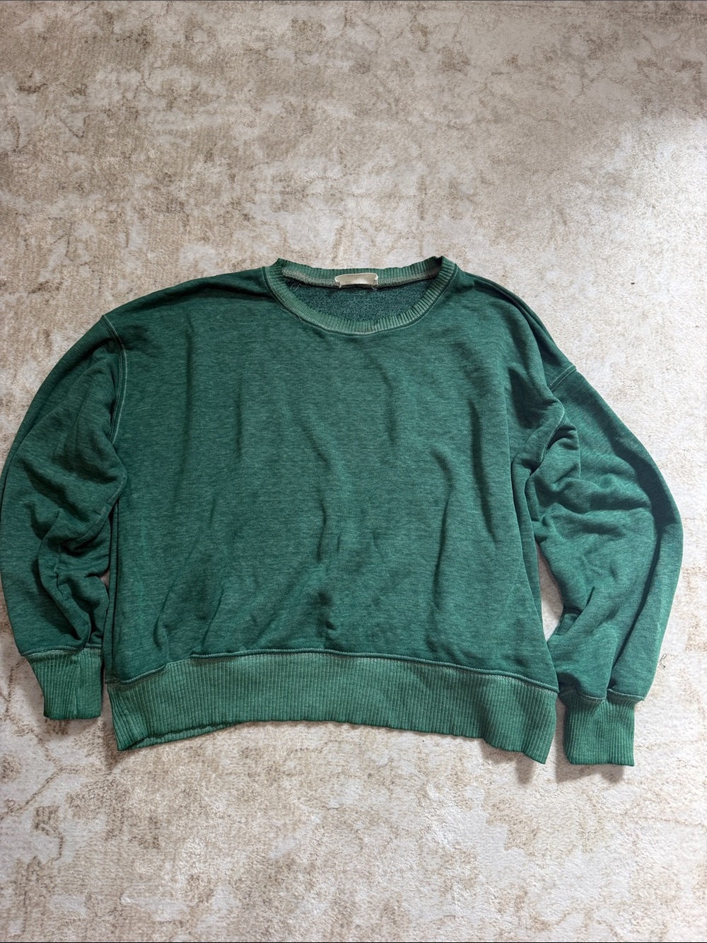 Zenana Outfitters Dark Green Crewneck Sweater - women